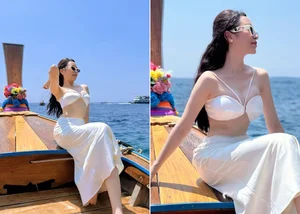 Actress Kim Oanh Flaunts Stunning Bikini Body on Romantic Honeymoon - image 7