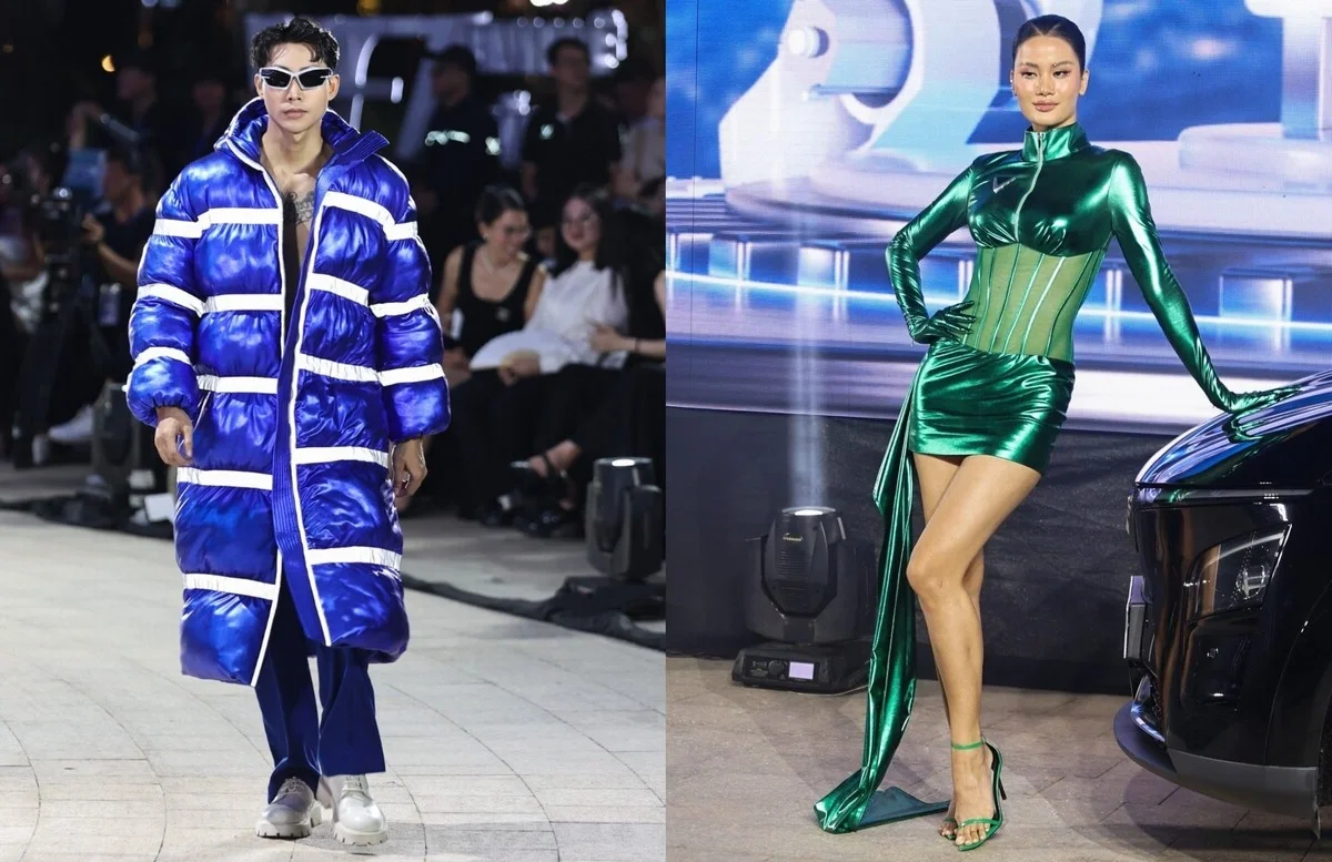 Luong Thuy Linh Captivates in Daring Low-Cut Runway Gown