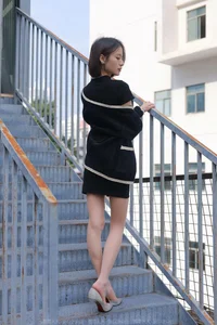 IESS Xiao Liu - Black Cheongsam and Nude Tights Cultural Fusion - image 81
