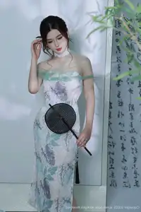 XiuRen No.10694 A Yi Sha: Captivating Oriental Elegance in a Stunning Dress - image 48