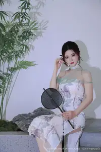 XiuRen No.10694 A Yi Sha: Captivating Oriental Elegance in a Stunning Dress - image 18