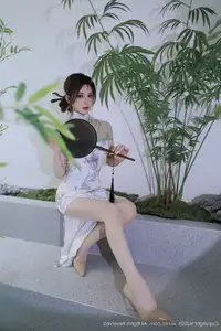 XiuRen No.10694 A Yi Sha: Captivating Oriental Elegance in a Stunning Dress - image 28