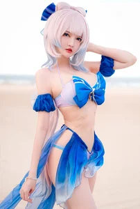 Stunning Sangonomiya Kokomi Bikini Cosplay by Potato Godzilla - image 20