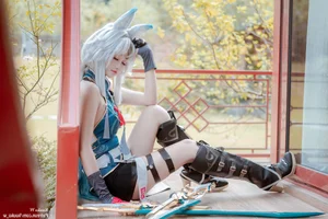 Stunning Feixiao Cosplay by KuukoW from Honkai: Star Rail – Professional 24-Photo Gallery of the Xianzhou General - image 3