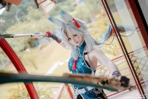 Stunning Feixiao Cosplay by KuukoW from Honkai: Star Rail – Professional 24-Photo Gallery of the Xianzhou General - image 0