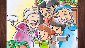 Simple and Meaningful Family Reunion Drawing Ideas for All Skill Levels - image 17