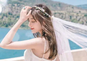 Santorini Dream: Dilraba Dilmurat’s Ethereal Bridal Shoot and the Art of Self-Love - image 12
