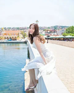 Santorini Dream: Dilraba Dilmurat’s Ethereal Bridal Shoot and the Art of Self-Love - image 9
