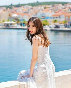 Santorini Dream: Dilraba Dilmurat’s Ethereal Bridal Shoot and the Art of Self-Love - image 6