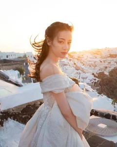 Santorini Dream: Dilraba Dilmurat’s Ethereal Bridal Shoot and the Art of Self-Love - image 13