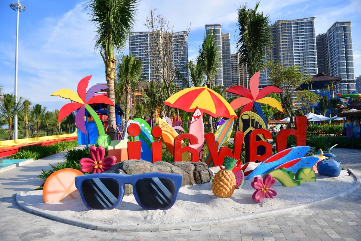 Experience the Tropical Island Water Slide Adventure at 8Wonder Winter Festival