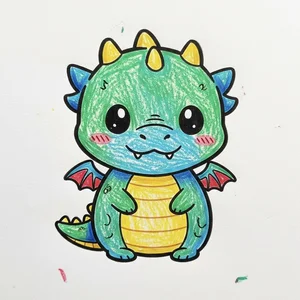 100+ Simple and Unique Dragon Drawing Ideas to Try Yourself - image 8