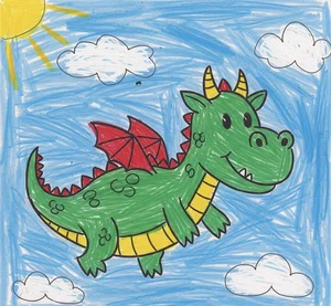 100+ Simple and Unique Dragon Drawing Ideas to Try Yourself - image 20