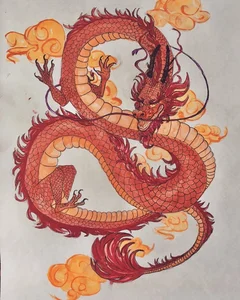 100+ Simple and Unique Dragon Drawing Ideas to Try Yourself - image 14