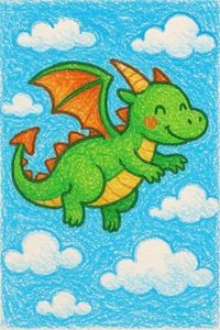 100+ Simple and Unique Dragon Drawing Ideas to Try Yourself - image 25