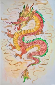 100+ Simple and Unique Dragon Drawing Ideas to Try Yourself - image 24
