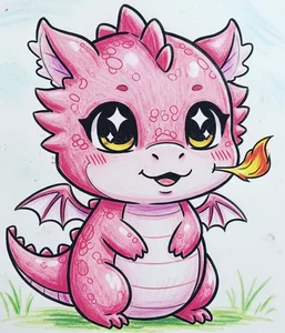 100+ Simple and Unique Dragon Drawing Ideas to Try Yourself - image 9