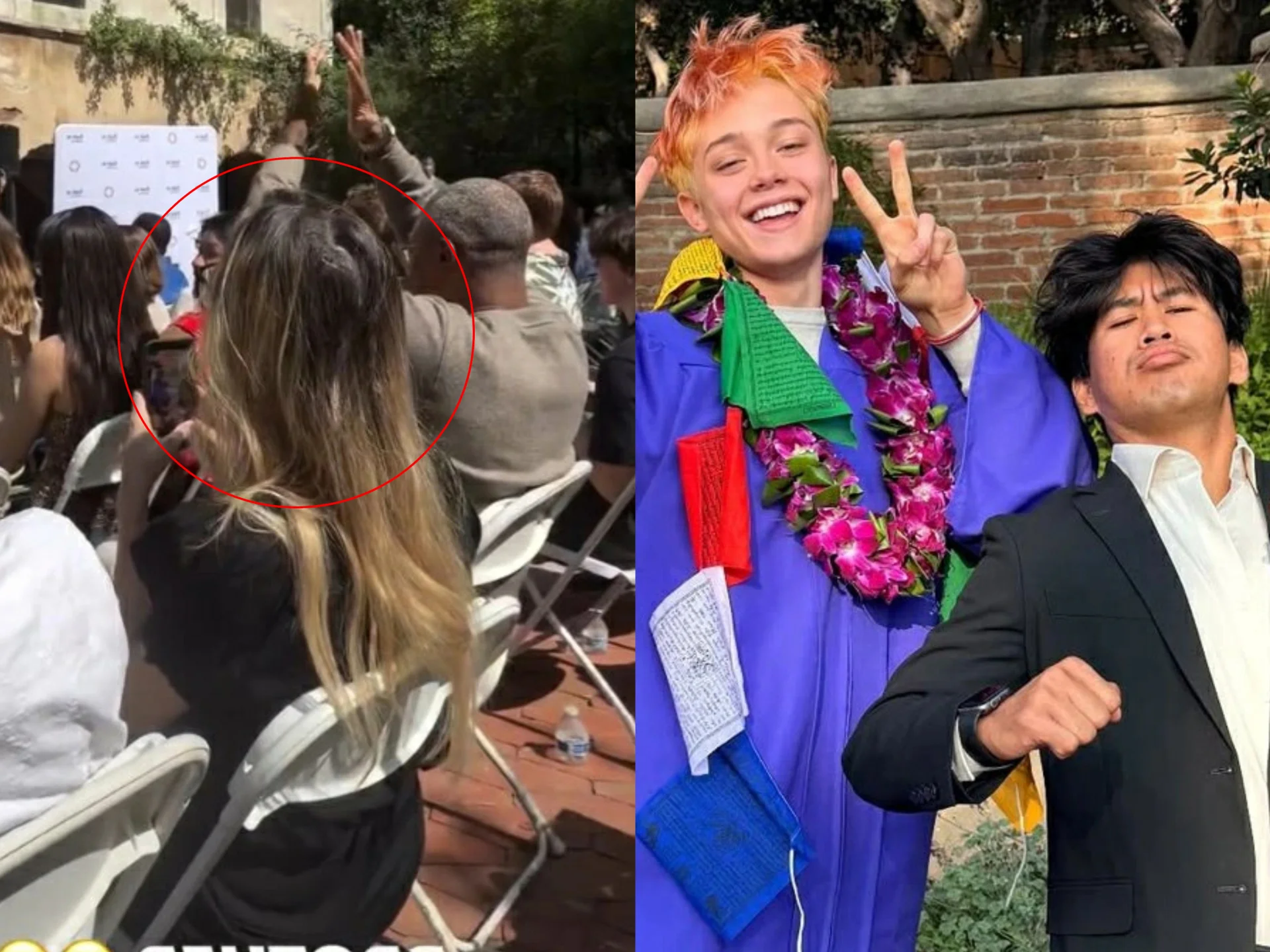 Angelina Jolie's Youngest Son Sparks Debate with Gesture at Graduation