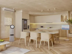 Elegant 111m2 Saigon Apartment Design: A Warm Beige Urban Retreat with Resort-Style Vibes - image 4