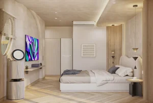 Elegant 111m2 Saigon Apartment Design: A Warm Beige Urban Retreat with Resort-Style Vibes - image 0