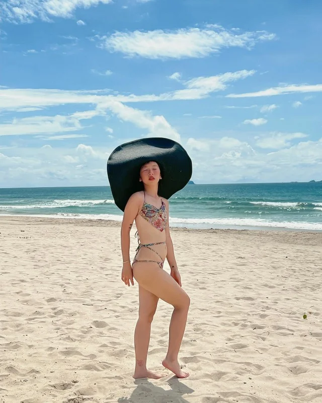 Trang Hy Inspires Body Positivity in Vibrant Bikini Fashion Shoot