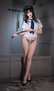 Coser Xuan Xiao Xue Jie: Female Police Officer Part03 – Alluring Charm in Uniform - image 22