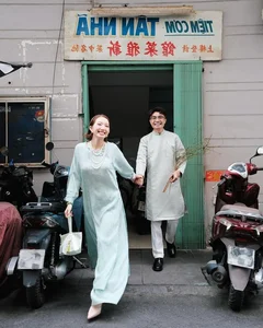 Huyen 2k4 Reinvents Traditional Tet Style with the Elegant Mo Ca Aesthetic - image 5