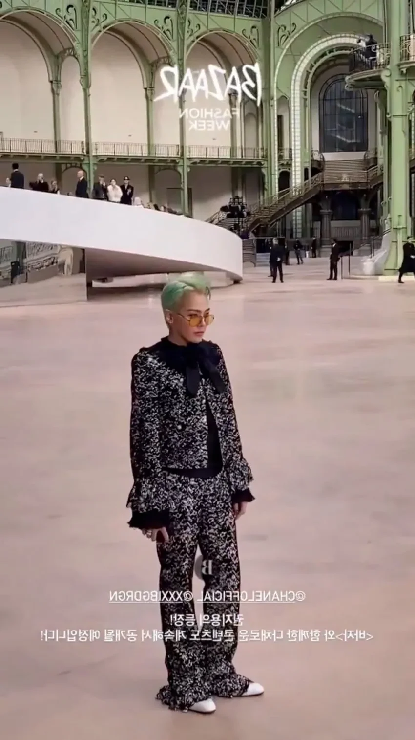 G-Dragon Dominates the Chanel Paris Fashion Show with Iconic Style
