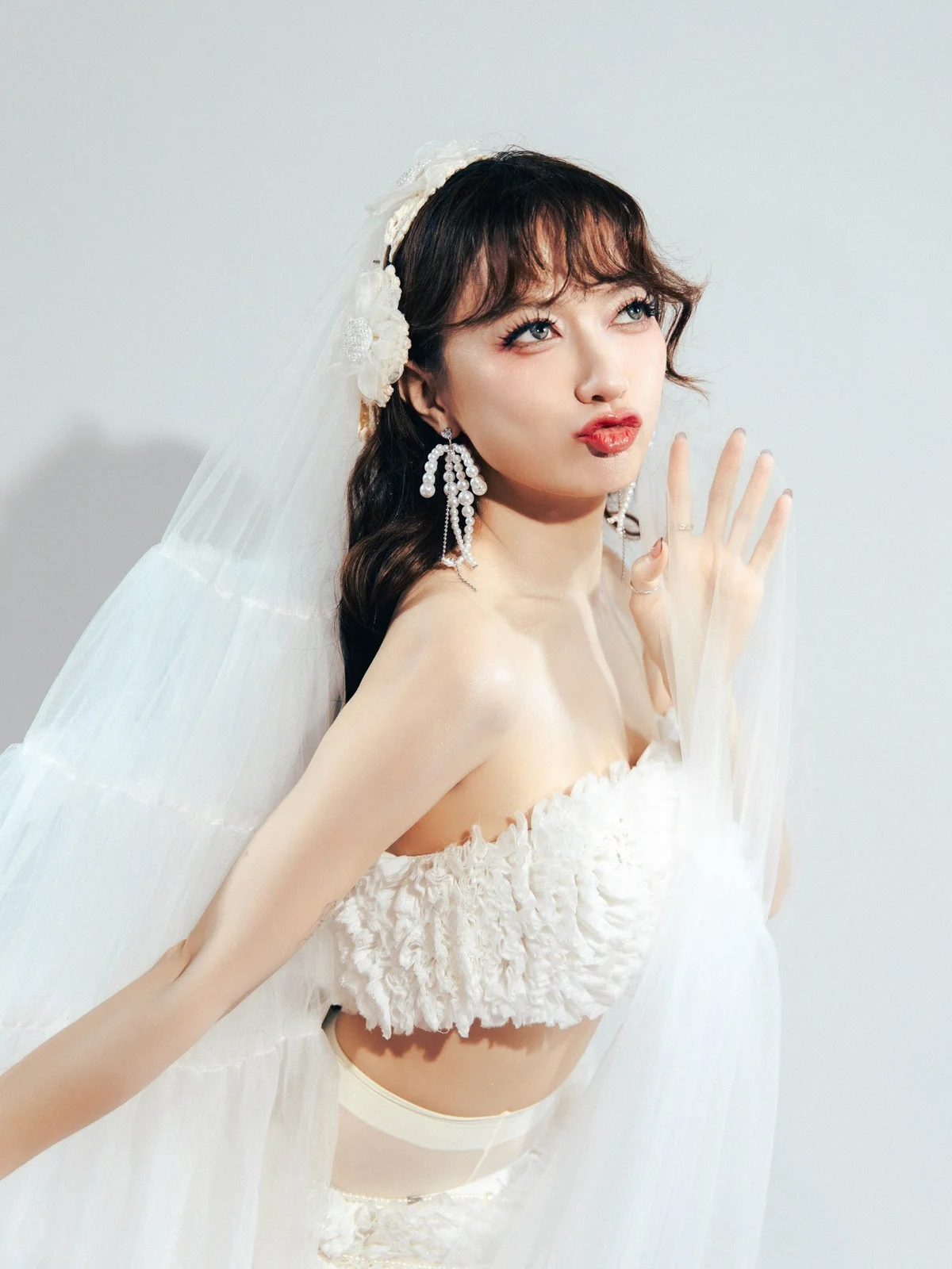 Modern Edgy Bridal Style: Singer Xuan Nghi Shares Stunning Wedding Photoshoot Following Her Romantic Marriage Proposal and Engagement News