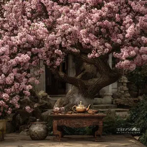 Persimmon Tree: A Symbol of Luck and Prosperity Cherished by Ancestors | 023108 - image 6