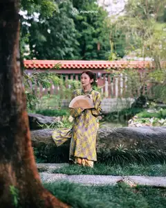 VGU No.183: Admire the Elegant Beauty of Vietnamese Women in Ao Dai and Conical Hat Amidst Nature - image 2
