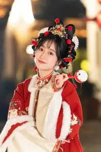 YiTuYu Art Language Vol.8565 Xiao He: Captivating Hanfu Elegance & Traditional Charm for Lunar New Year - image 2