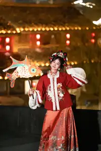YiTuYu Art Language Vol.8565 Xiao He: Captivating Hanfu Elegance & Traditional Charm for Lunar New Year - image 3