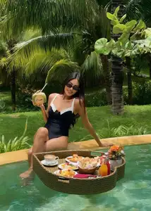 Runner-up Thao Nhi Le's Sizzling Glamour: Alluring Resort Style Before Announcing Foreign Boyfriend - image 6