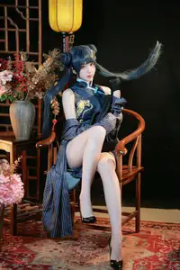 Coser Miyamoto Sakura as Ryuuka Hisaki (Blue Archive): Alluring Warrior Beauty 8059691834 - image 33