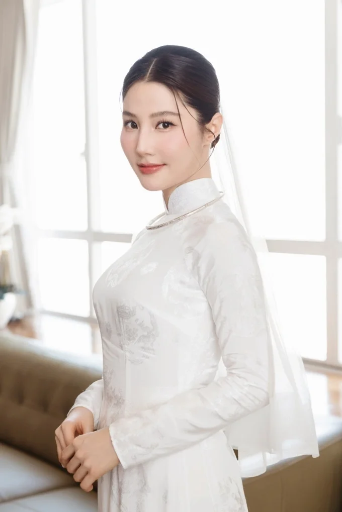 Diem My 9x Stunning Phoenix Embroidered Wedding Ao Dai