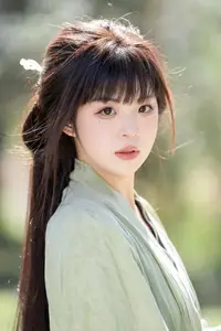 Asian Beauty: Sai Xi Xi Li Ma in Elegant Green Hanfu – YiTuYu Vol.8747 Collection - image 22