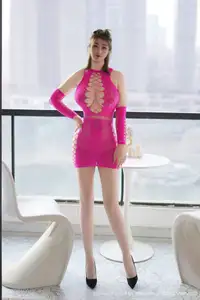 XiuRen No.10632: Da Ji Toxic – Alluring Charm in Daring Pink Fashion - image 4
