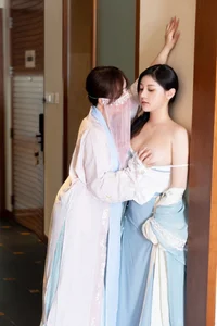 Elegant Traditional Chinese Hanfu Couple Photography Gallery - Doubanjiang Portrait Series - image 42