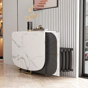 BA36 Smart Foldable Dining Table: Space-Saving Modern Home Design - image 2