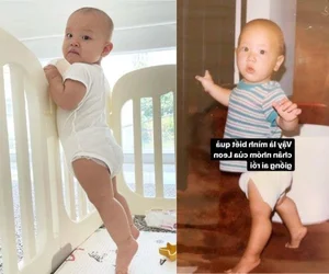 Ho Ngoc Ha Shares Rare Youth Photo of Kim Ly, Fans Predict Leon Will Be His Twin - image 10
