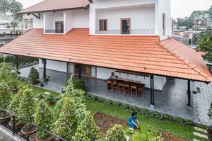 Explore Modern Tiled Roof House: Traditional charm meets green living, ideal architecture for a peaceful retirement. - image 4