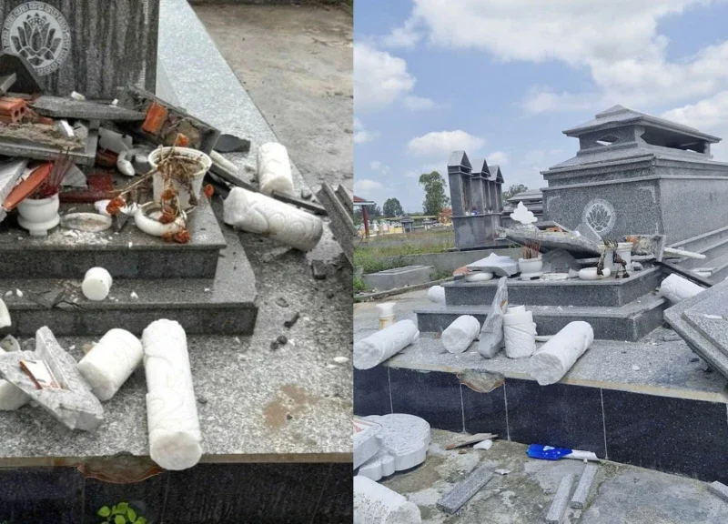 Investigation Launched After Vandalism of Vietnamese Heroic Mother’s Tomb Sparks Public Outrage