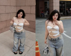 Plus-Size Beauty from Lam Dong Gains Viral Fame for Bold Cut-Out Fashion - image 0