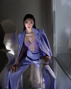 Beauty Queen Embraces Bold Fashion and Stylized Lingerie Trends - image 9
