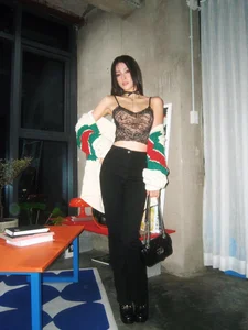 Beauty Queen Embraces Bold Fashion and Stylized Lingerie Trends - image 5