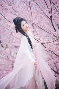 Ethereal Cherry Blossom Muse - YiTuYu Art Language Vol.8949 Tu Ya W - image 16