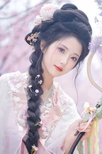 Ethereal Cherry Blossom Muse - YiTuYu Art Language Vol.8949 Tu Ya W - image 7