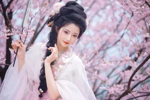 Ethereal Cherry Blossom Muse - YiTuYu Art Language Vol.8949 Tu Ya W - image 10