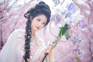 Ethereal Cherry Blossom Muse - YiTuYu Art Language Vol.8949 Tu Ya W - image 8